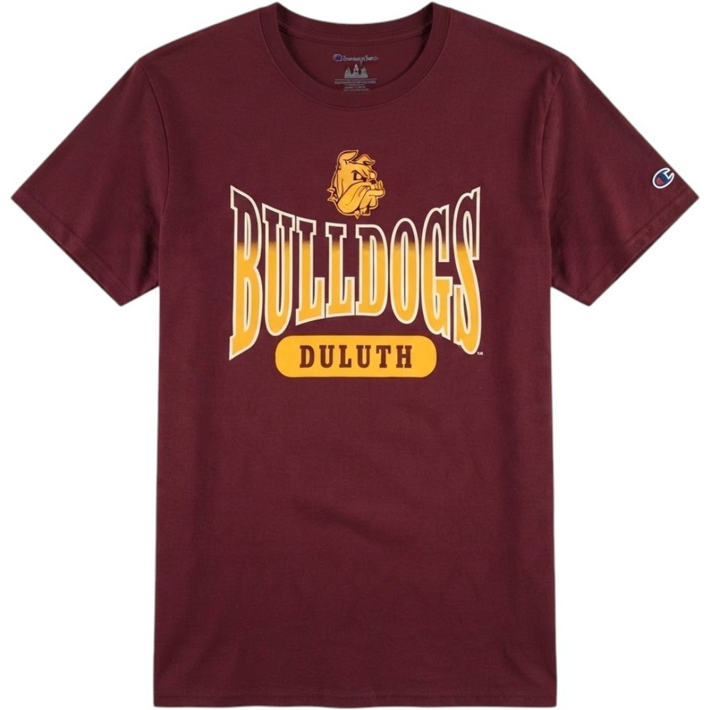 Champion Minnesota Duluth Bulldogs Maroon Tee Shirt Womens XLarge New With Tags